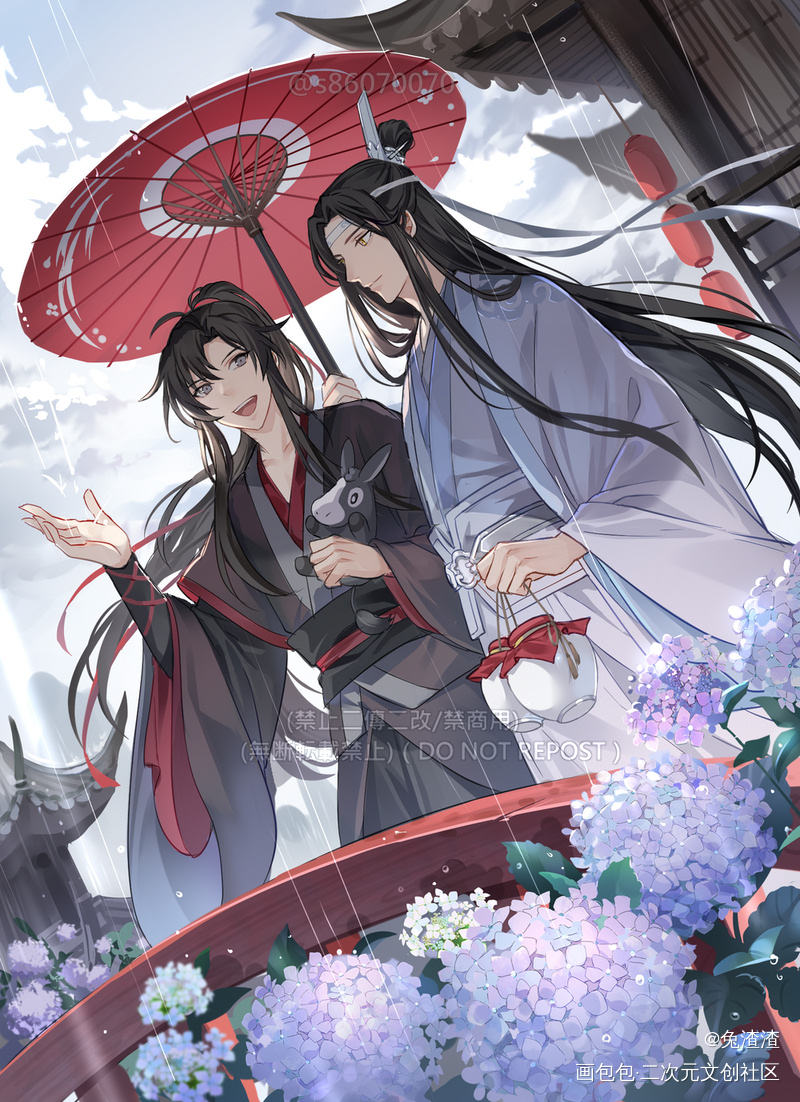 約會中夫夫～_魔道祖师忘羡绘画作品