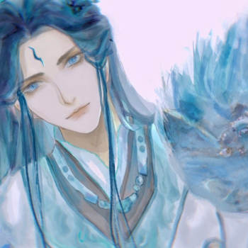 神蛊温皇_求约稿金光布袋戏同人绘画神蛊温皇古风绘画作品