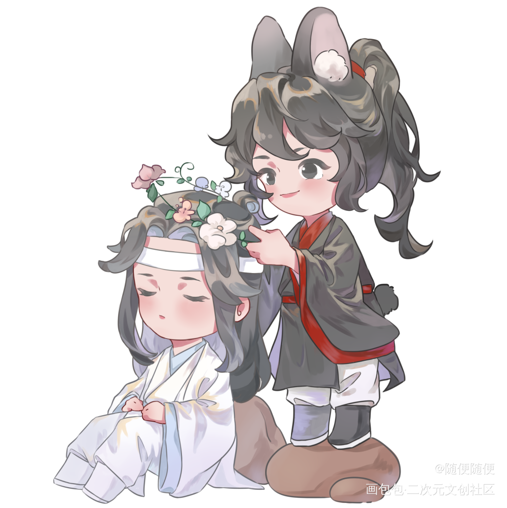 魔道祖师兔子情侣头像图片