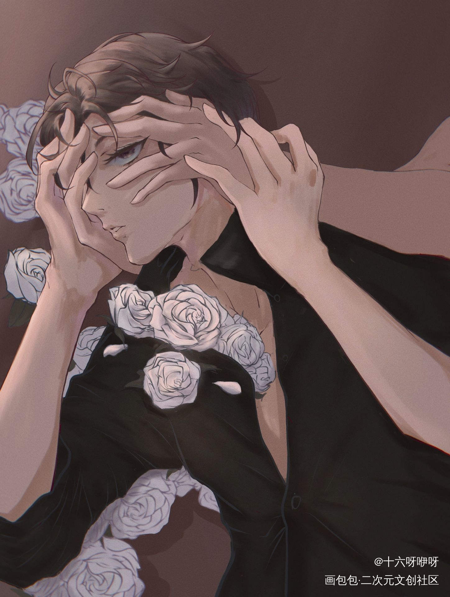 谁人不爱简隋英_188男团李简绘画作品