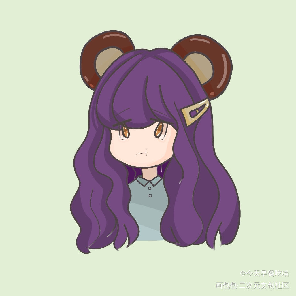 新女儿_平涂Q版我要上首推原创绘画作品