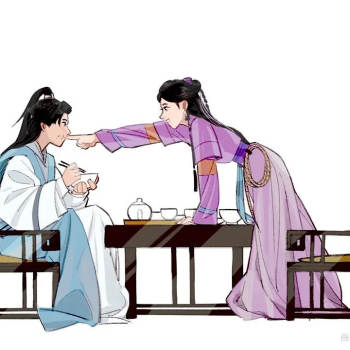 山河令顾湘曹蔚宁曹蔚宁顾湘绘画作品