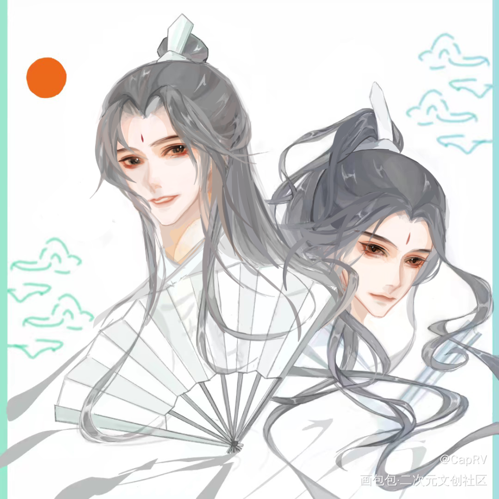 风水_天官赐福师青玄师无渡古风耽美墨香铜臭绘画作品