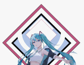 画个miku_绘画作品