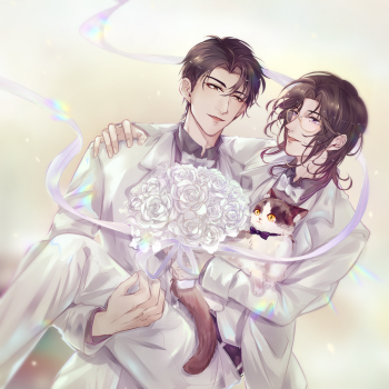 甜甜生日快乐_默读舟渡费渡骆闻舟插画绘画作品