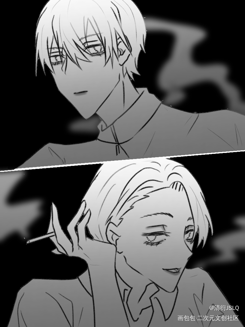 _你却爱着一个傻逼188男团李简平涂绘画作品