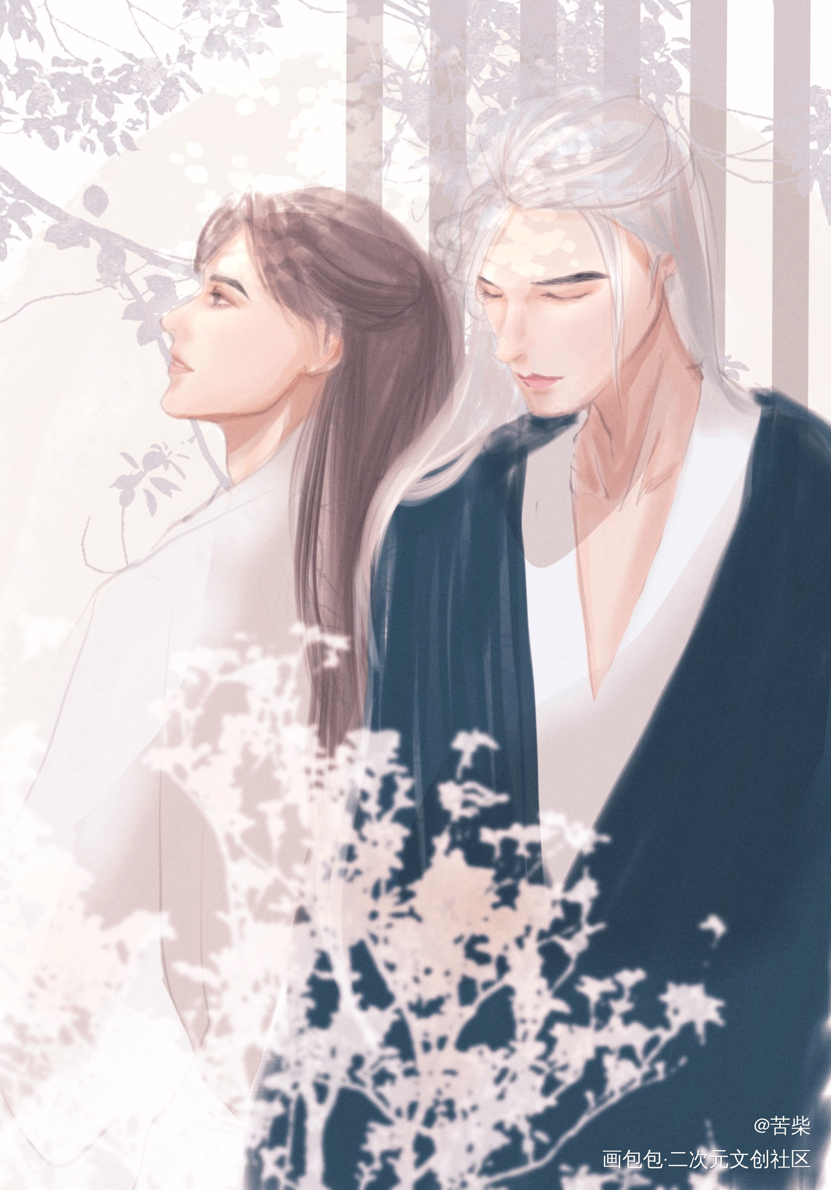 山里的小日子_山河令浪浪钉古风绘画作品