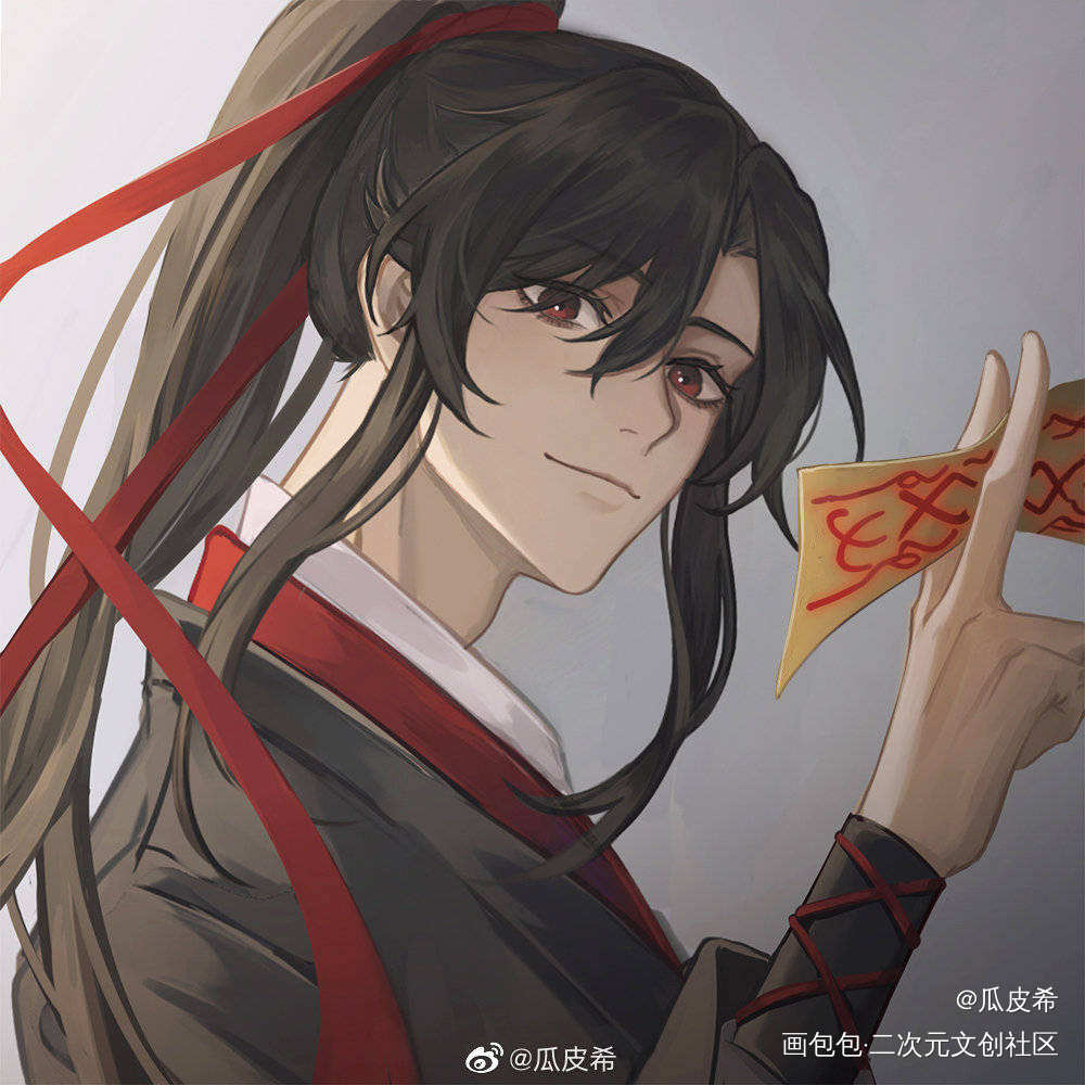 羡羡_魔道祖师忘羡古风绘画作品