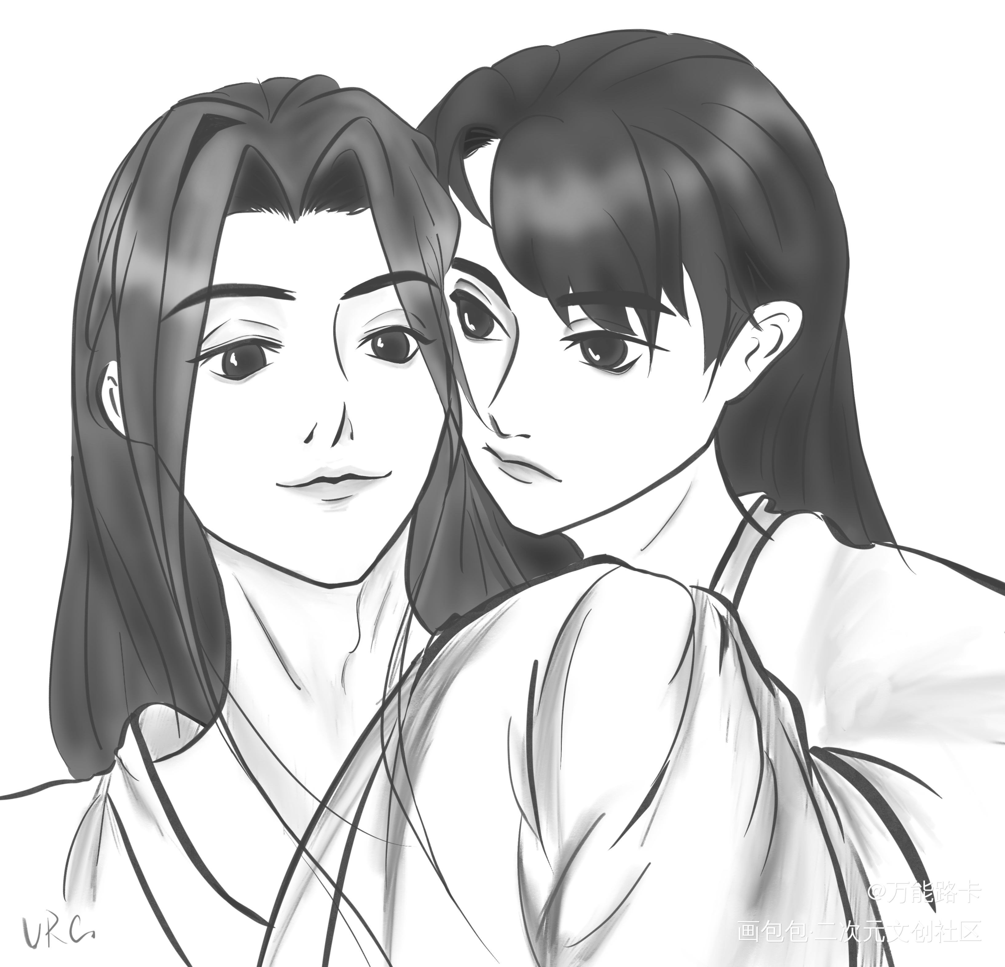参考小猫咪画长顾_杀破狼长顾长庚顾昀procreate绘画作品