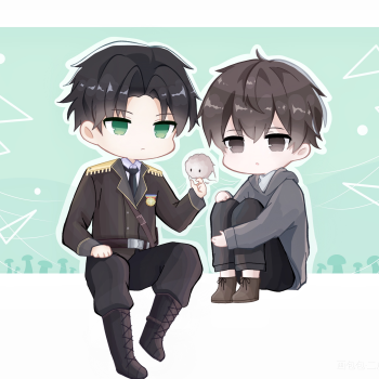 小蘑菇_一十四洲小蘑菇陆沨安折绘画作品