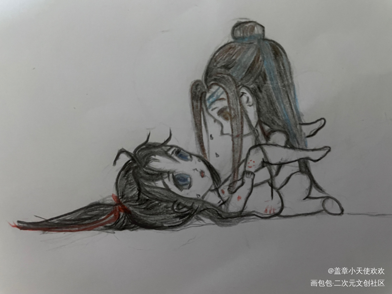 我觉得很纯洁_魔道祖师忘羡绘画作品