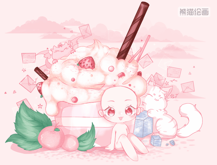 模板约稿_接稿模板绘画作品