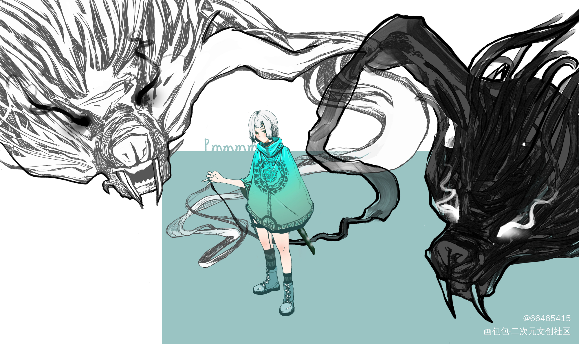 角色设计_平涂日系原创绘画作品