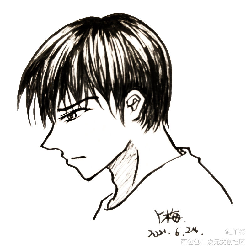 李简．涂鸦_你却爱着一个傻逼188男团李简李玉简隋英绘画作品