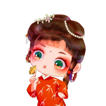 金陵十二钗|史湘云_红楼梦花怜q版我要上首推头像插画同人贾惜春金陵