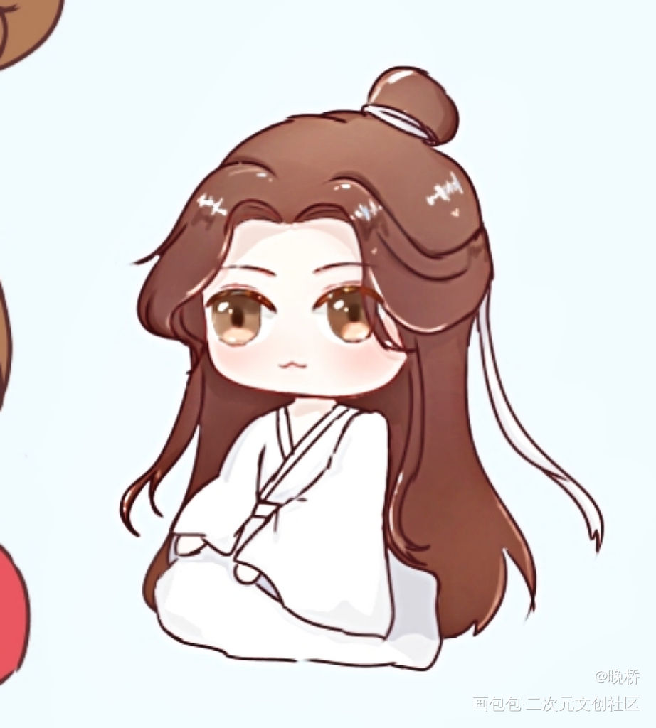 还没画完先发个怜_天官赐福谢怜Q版绘画作品