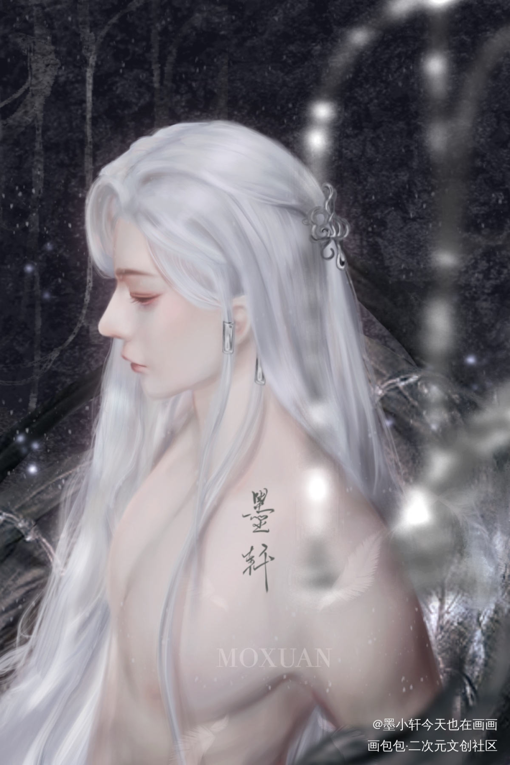 摸鱼_厚涂绘画作品