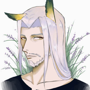 老爷子_明日方舟赫拉格平涂绘画作品