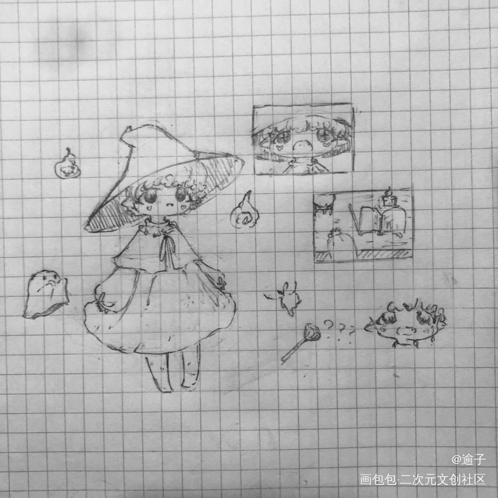 魔法帽yyds！_手绘绘画作品