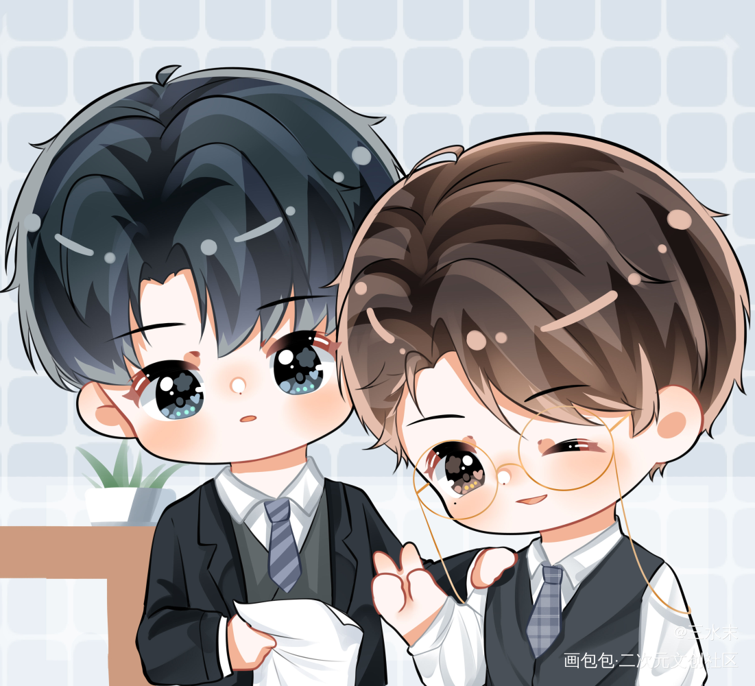 “咔擦”_一级律师燕绥之顾晏木苏里绘画作品