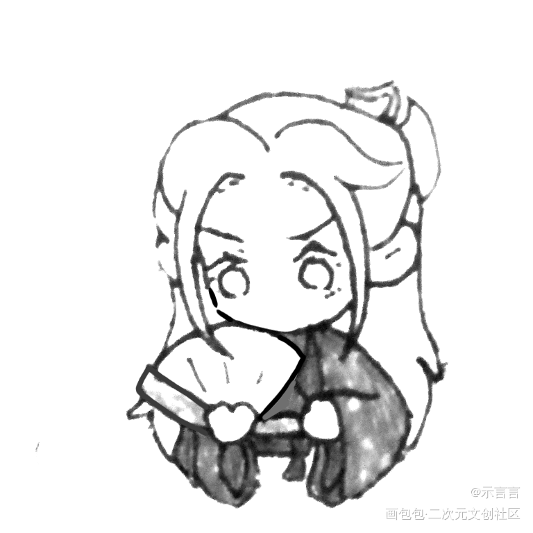 奇迹温周草稿_山河令Q版同人绘画作品