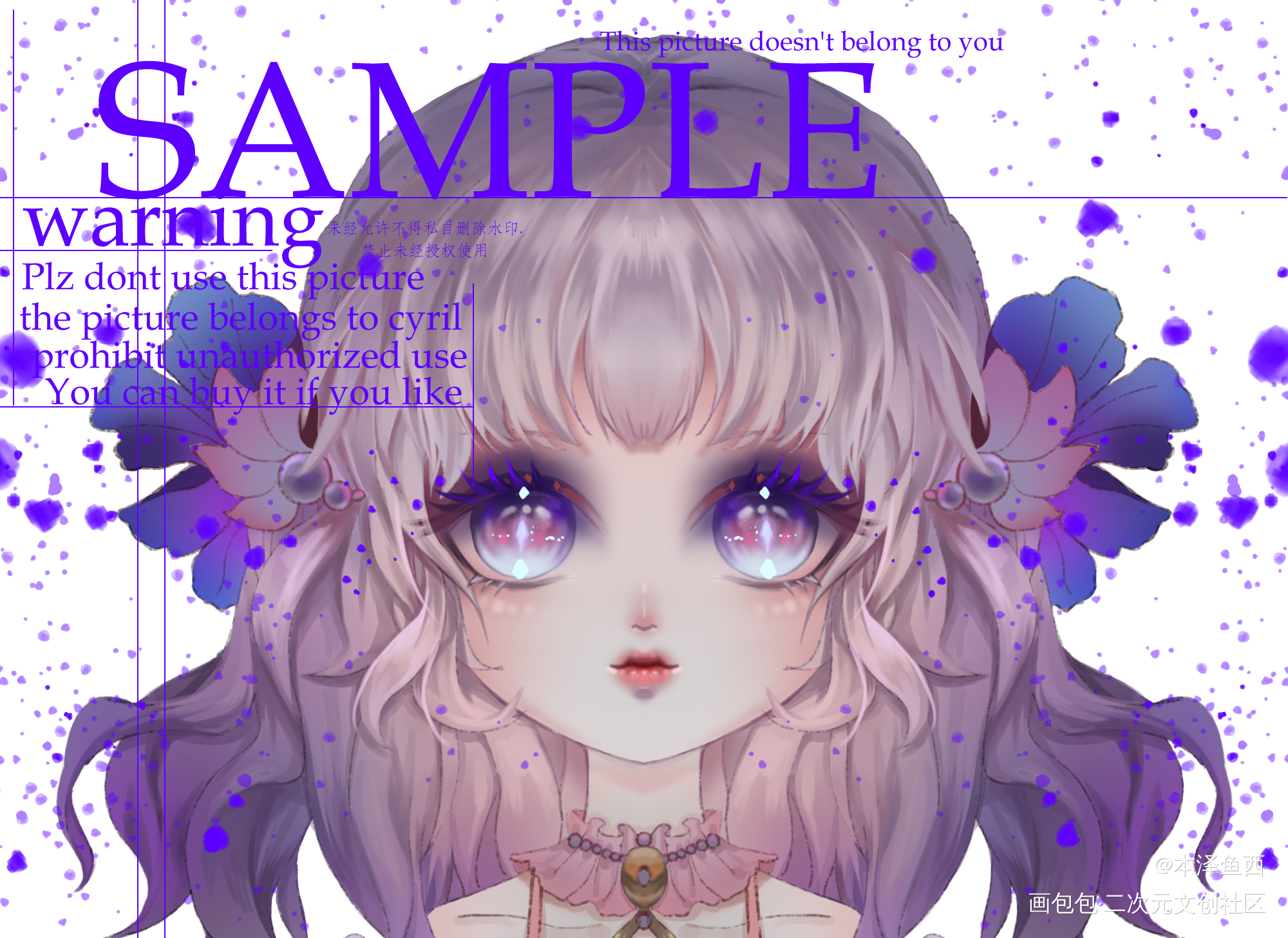 ?_头像约稿原创oc绘画作品