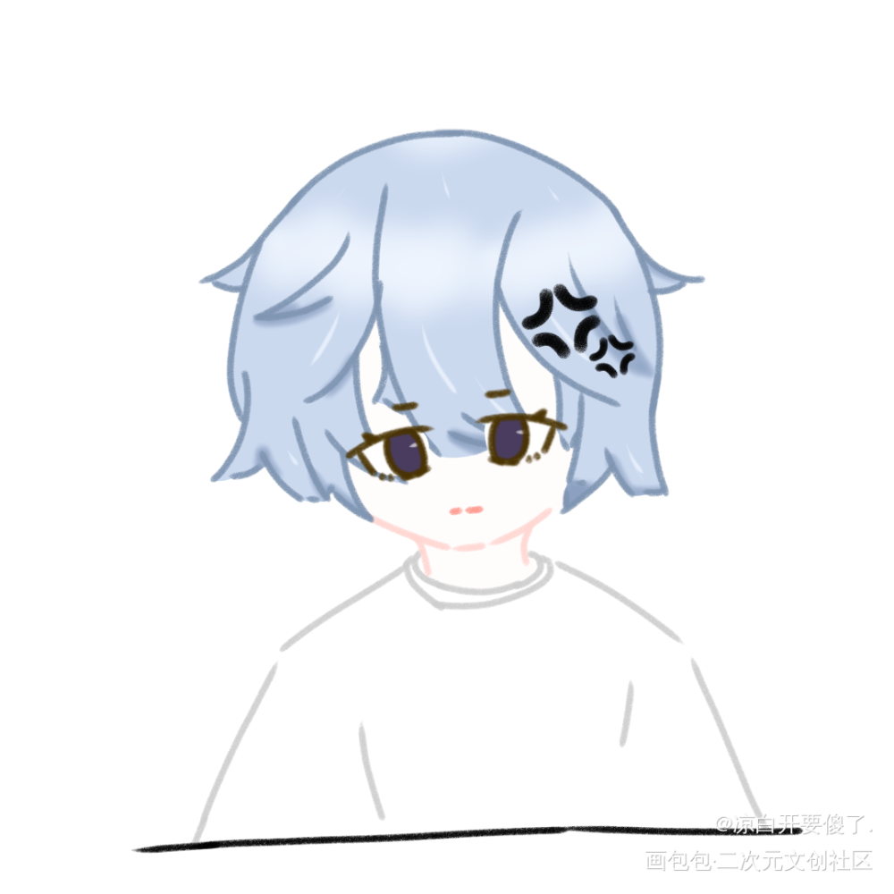 是设子—则然_平涂oc绘画作品