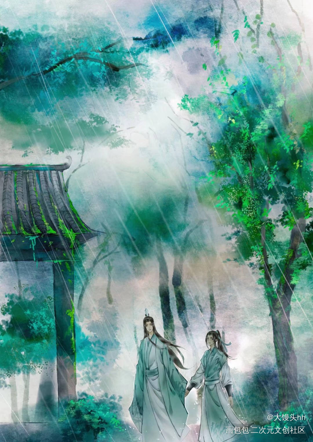 试试✧٩(ˊωˋ*)و✧_人渣反派自救系统冰秋古风插画绘画作品