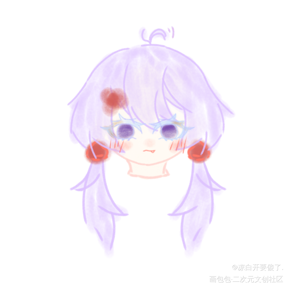 刚生的设子_平涂oc绘画作品