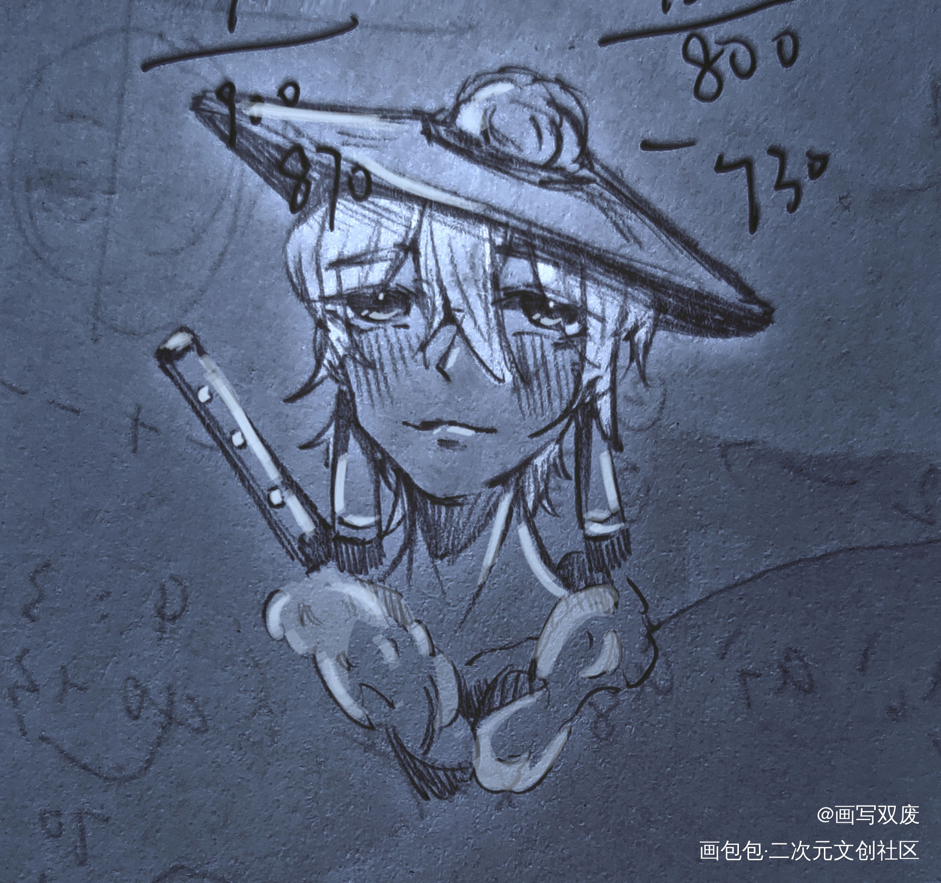 箬笠_光遇绘画作品