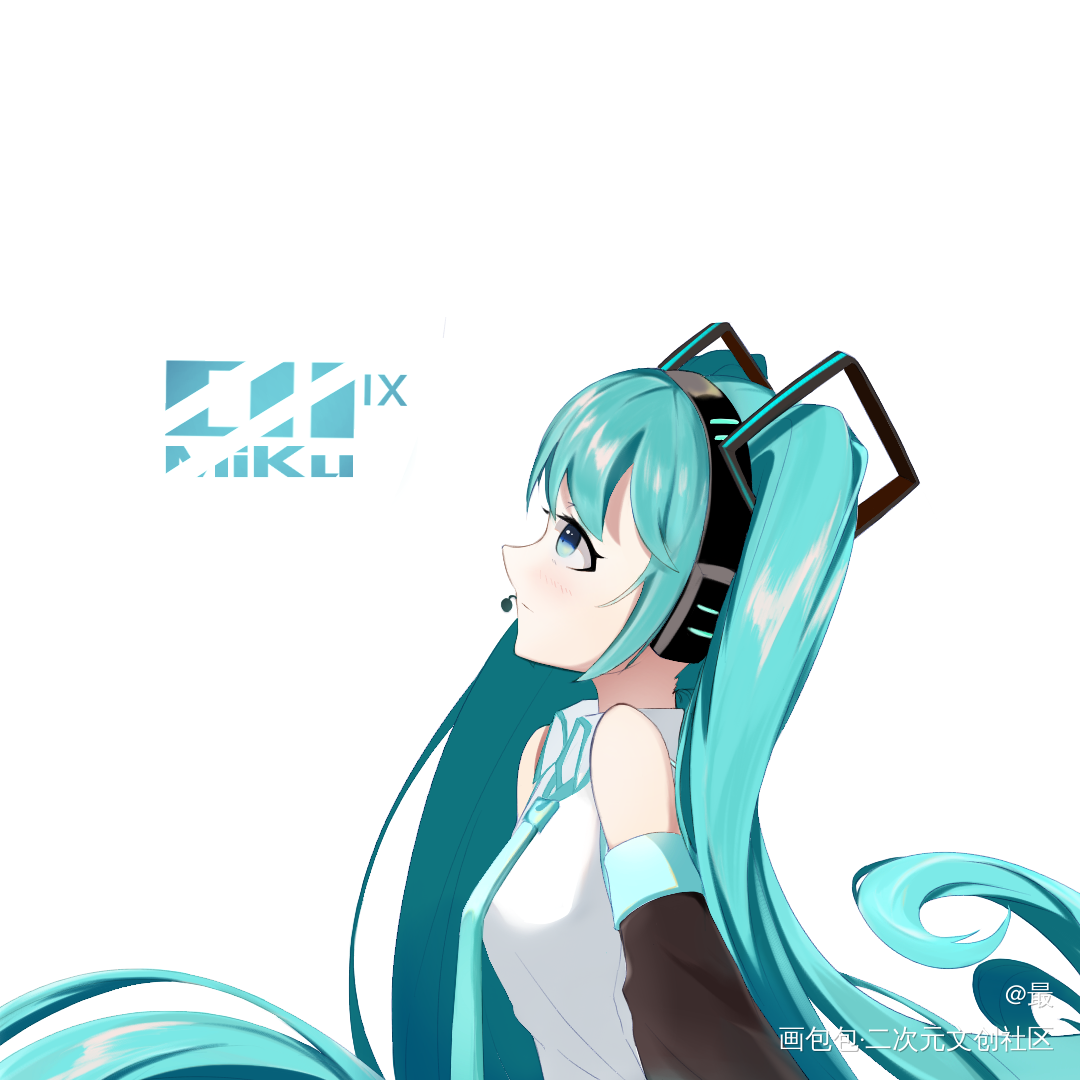 _初音未来日系同人绘画作品