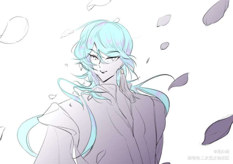 接稿中_平涂日系Q版约稿绘画作品