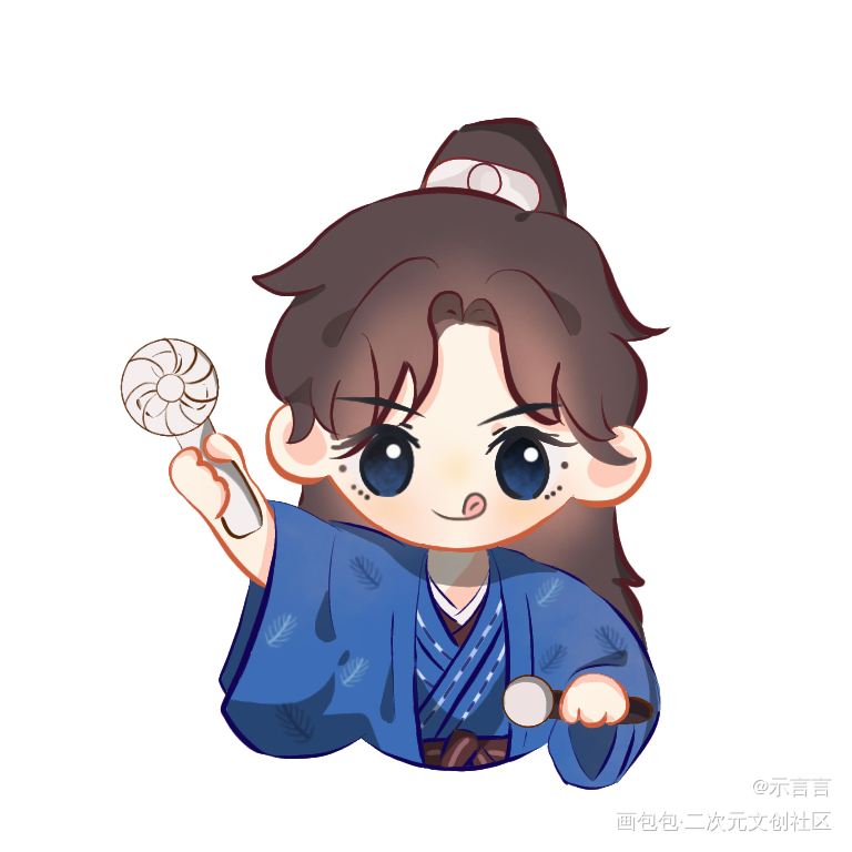 奇迹温周——演唱会红蓝配_山河令古风Q版我要上首推同人绘画作品
