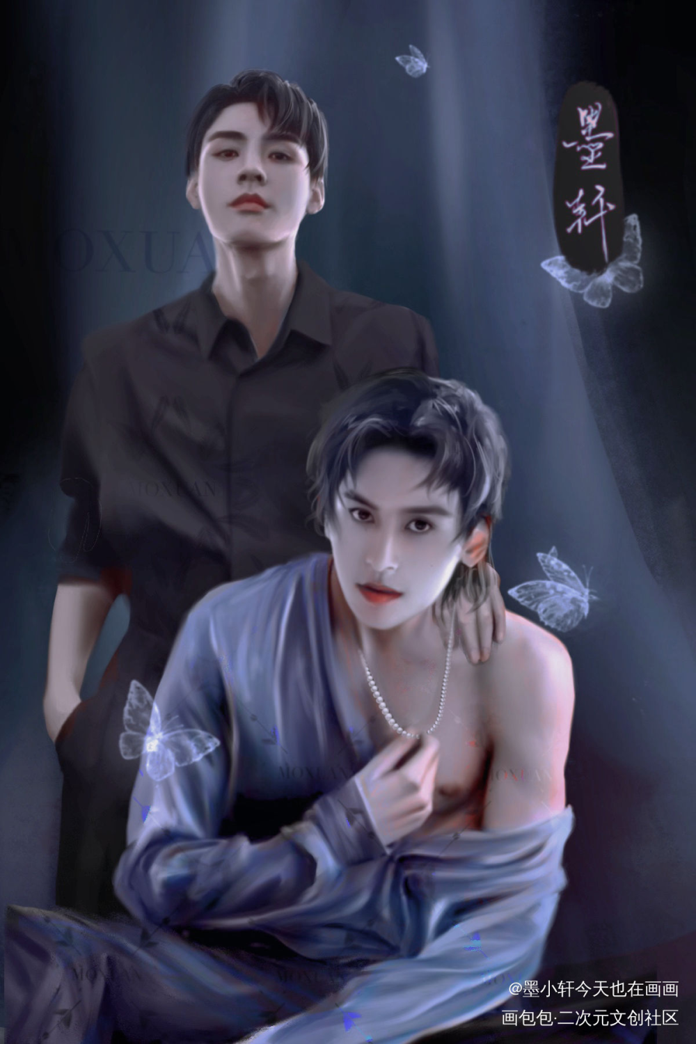 【画】lld_山河令浪浪钉温周厚涂原创绘画作品