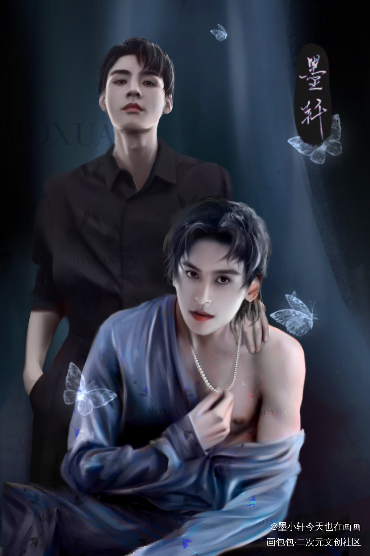 【画】lld_山河令浪浪钉温周厚涂原创绘画作品