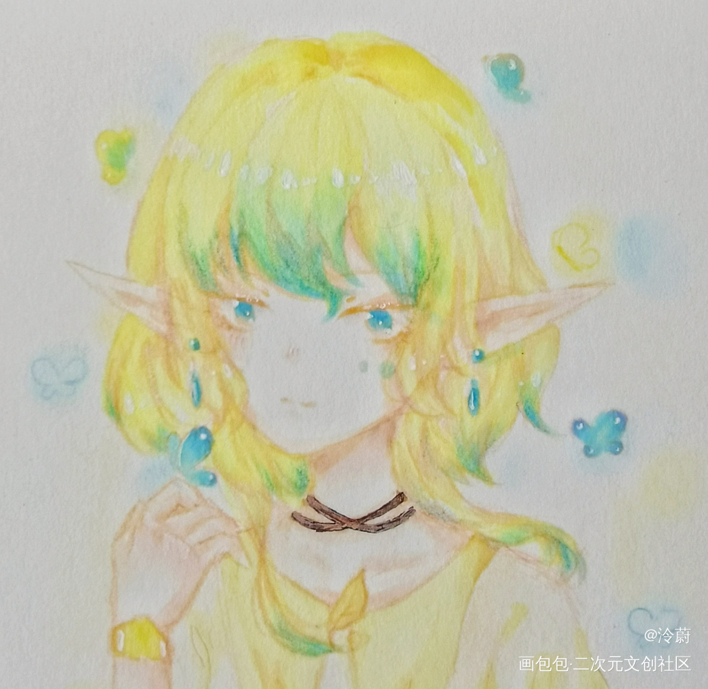 最近的画画_手绘水彩平涂绘画作品