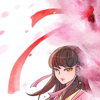 她与花_仙剑奇侠传六仙剑奇侠传明绣同人绘画作品