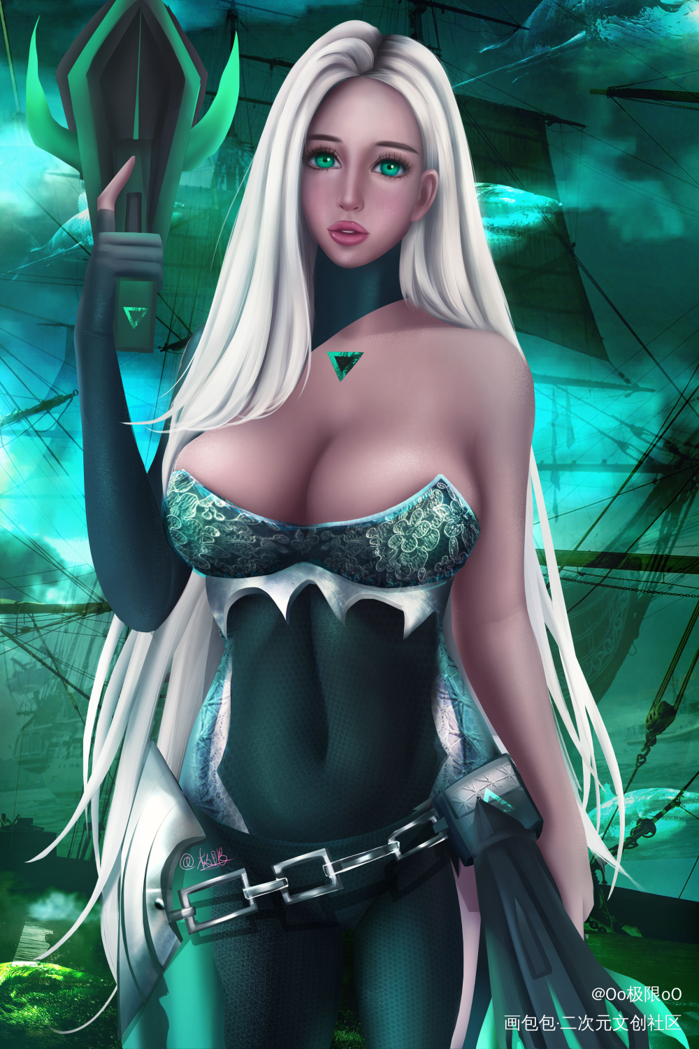 女枪_英雄联盟绘画作品