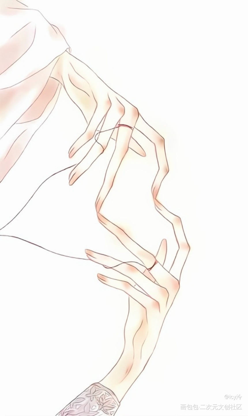 笔芯_天官赐福花怜谢怜花城平涂绘画作品