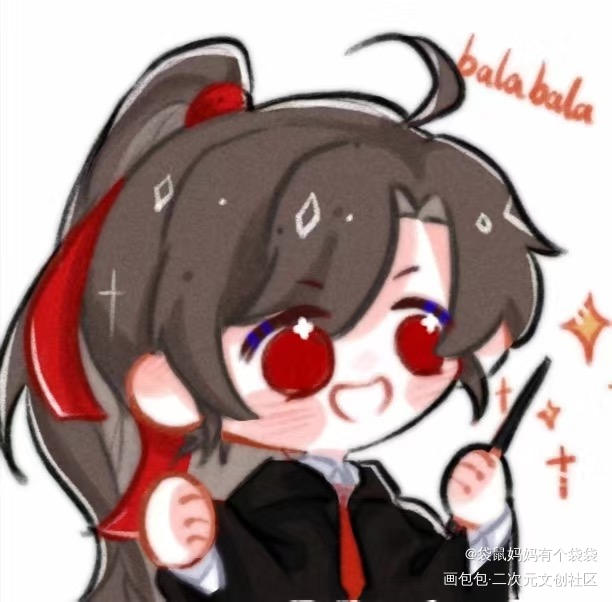 约稿的忘羡_魔道祖师忘羡Q版绘画作品
