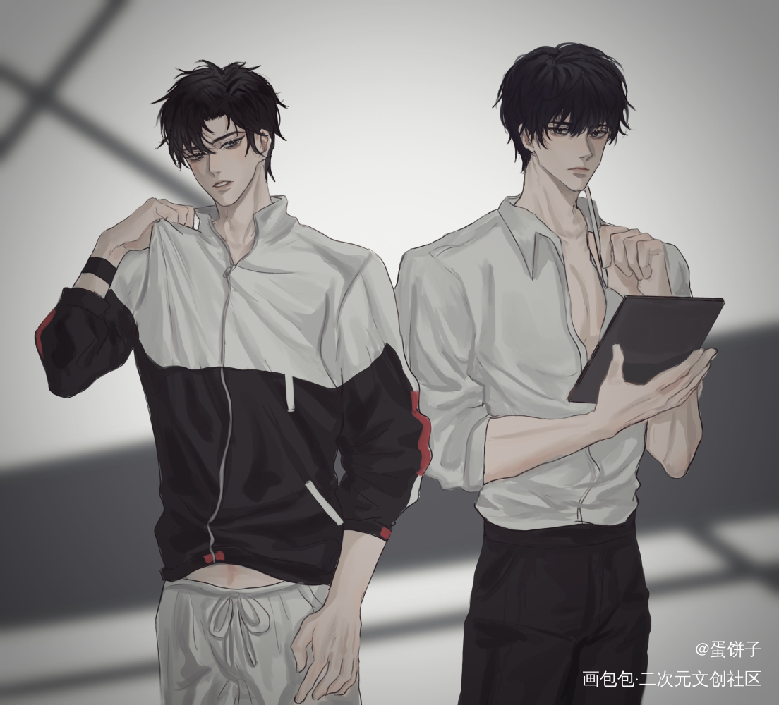 李简互换衣服_你却爱着一个傻逼188男团李简李玉简隋英同人绘画作品