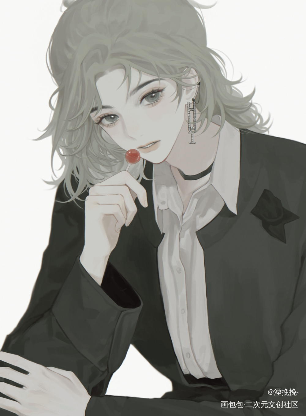 小灰鸽_附加遗产188男团同人绘画作品