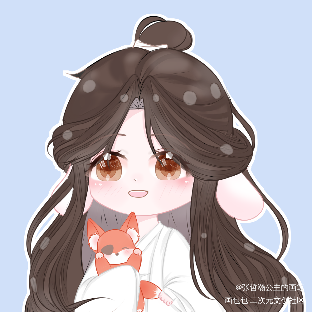 不带斗笠版生快_天官赐福花怜谢怜绘画作品
