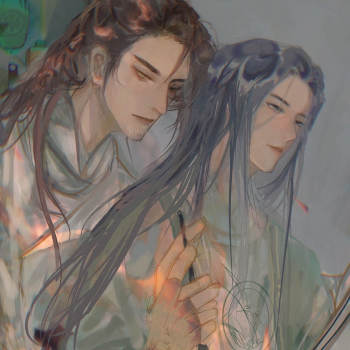 李杜_古风同人历史procreate李杜绘画绘画作品