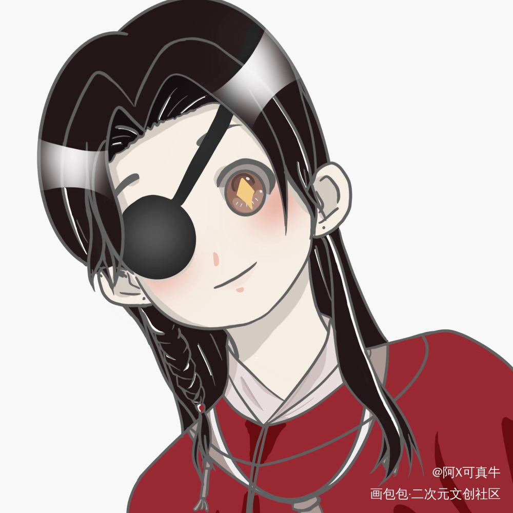 一张花花_天官赐福花怜绘画作品