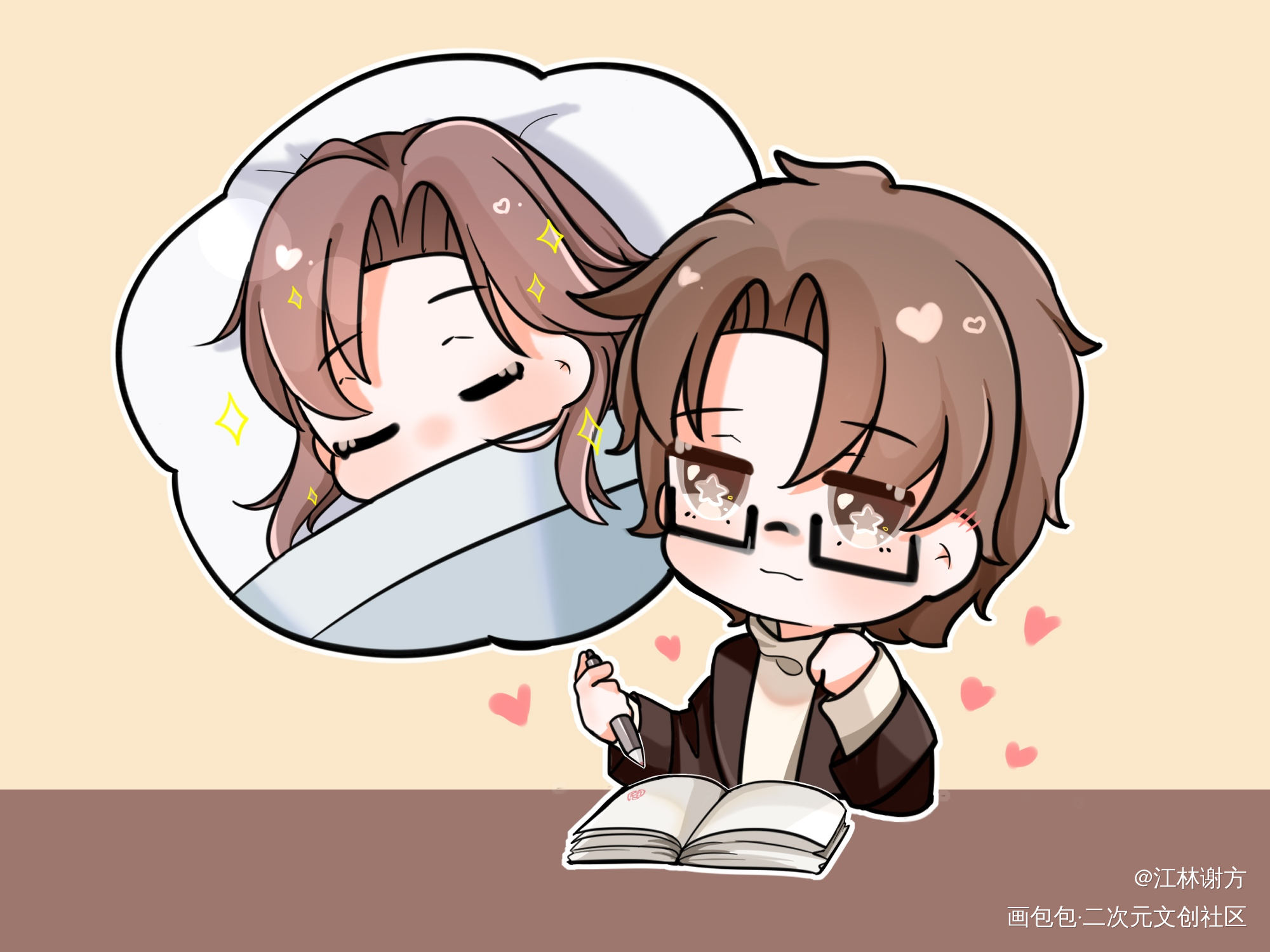 ❤❤_我只喜欢你的人设绘画作品