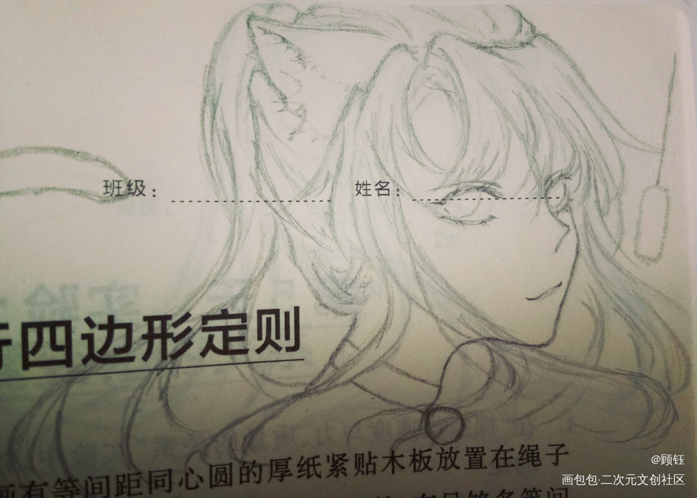 猫猫羡_魔道祖师忘羡魏无羡手绘绘画作品