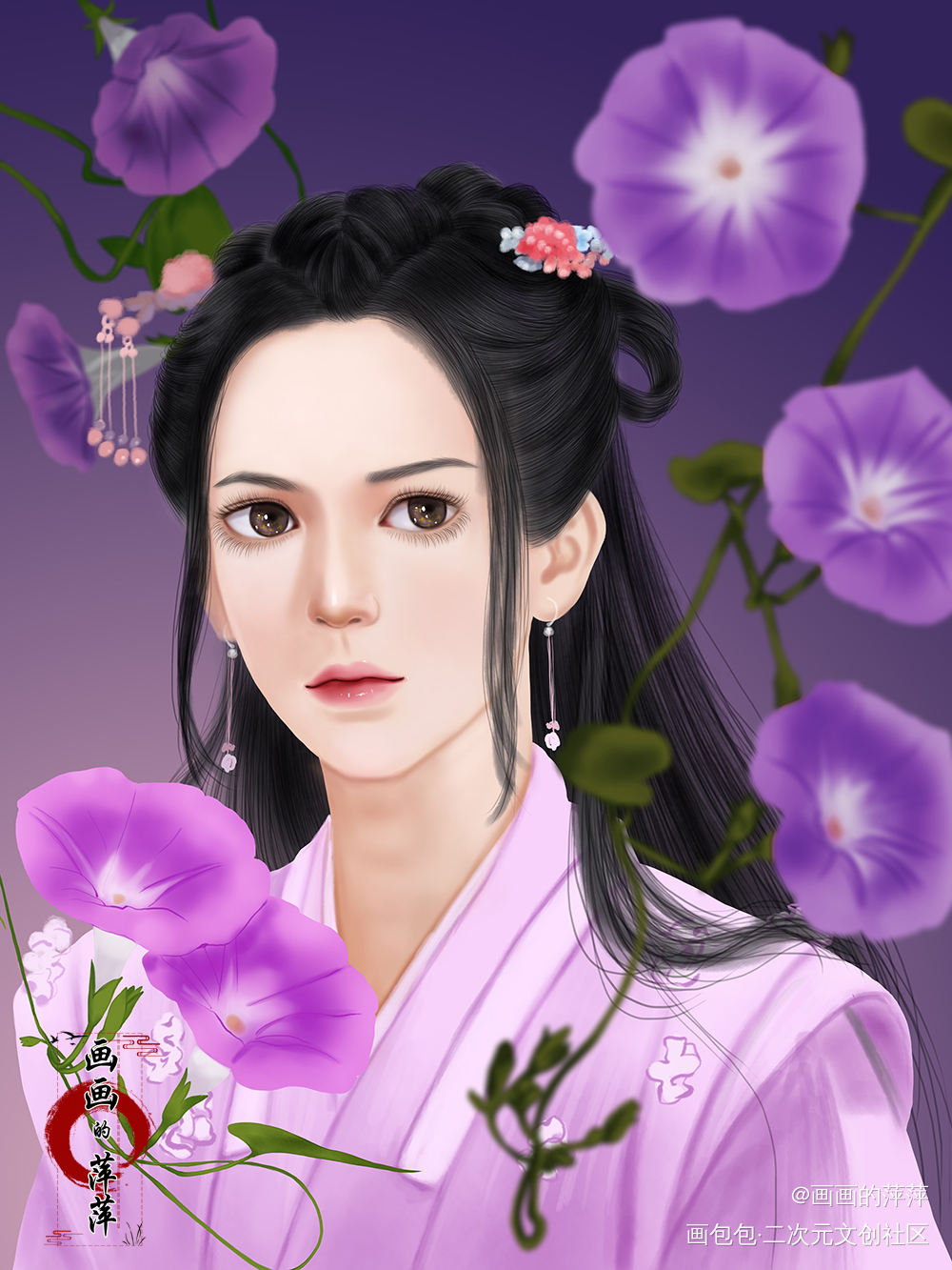 山河令 顾湘同人（最后一张了）_山河令顾湘立绘厚涂求点评我要上首推头像插画同人绘画作品