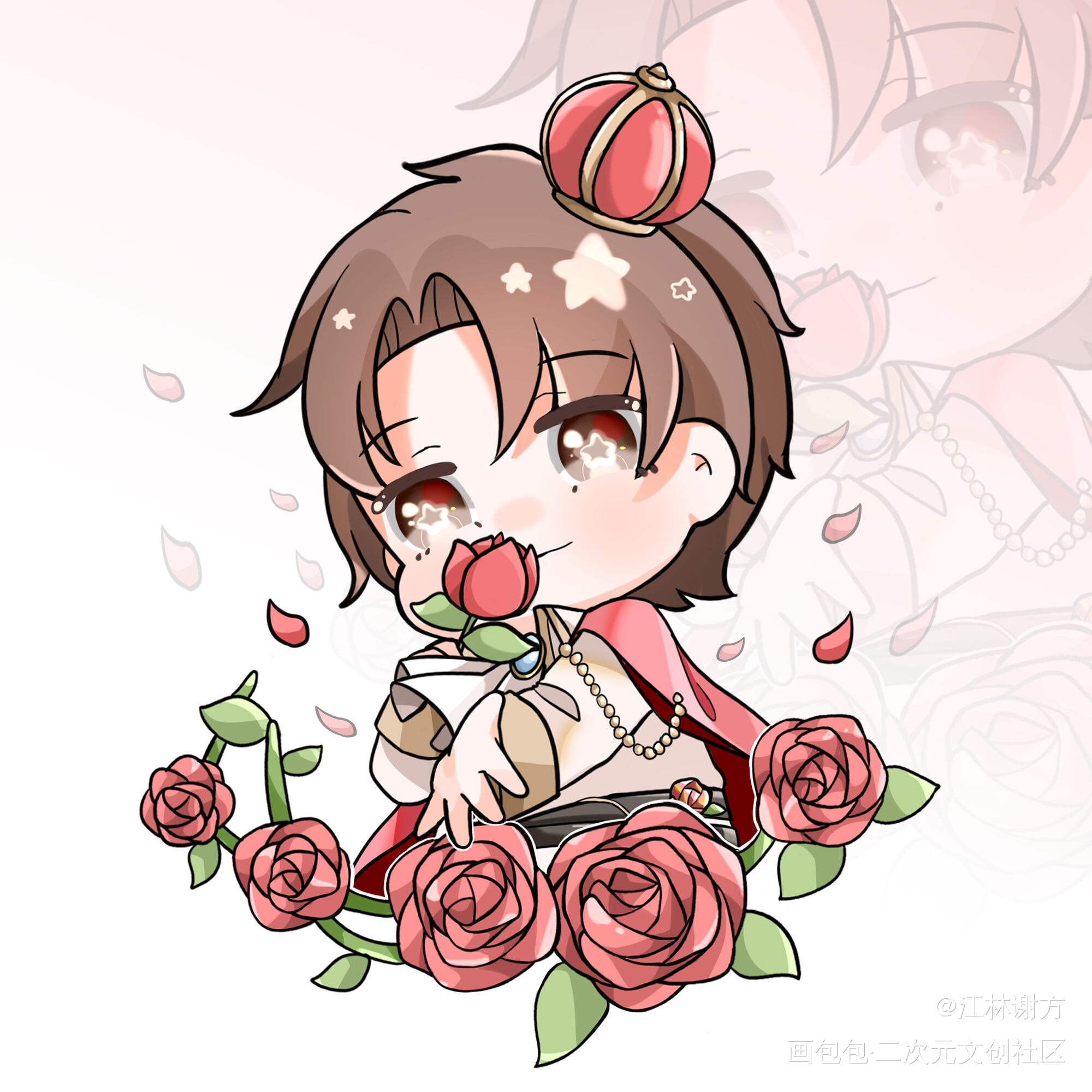 小王子_我只喜欢你的人设绘画作品