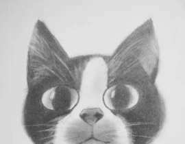 胖猫猫～_绘画作品
